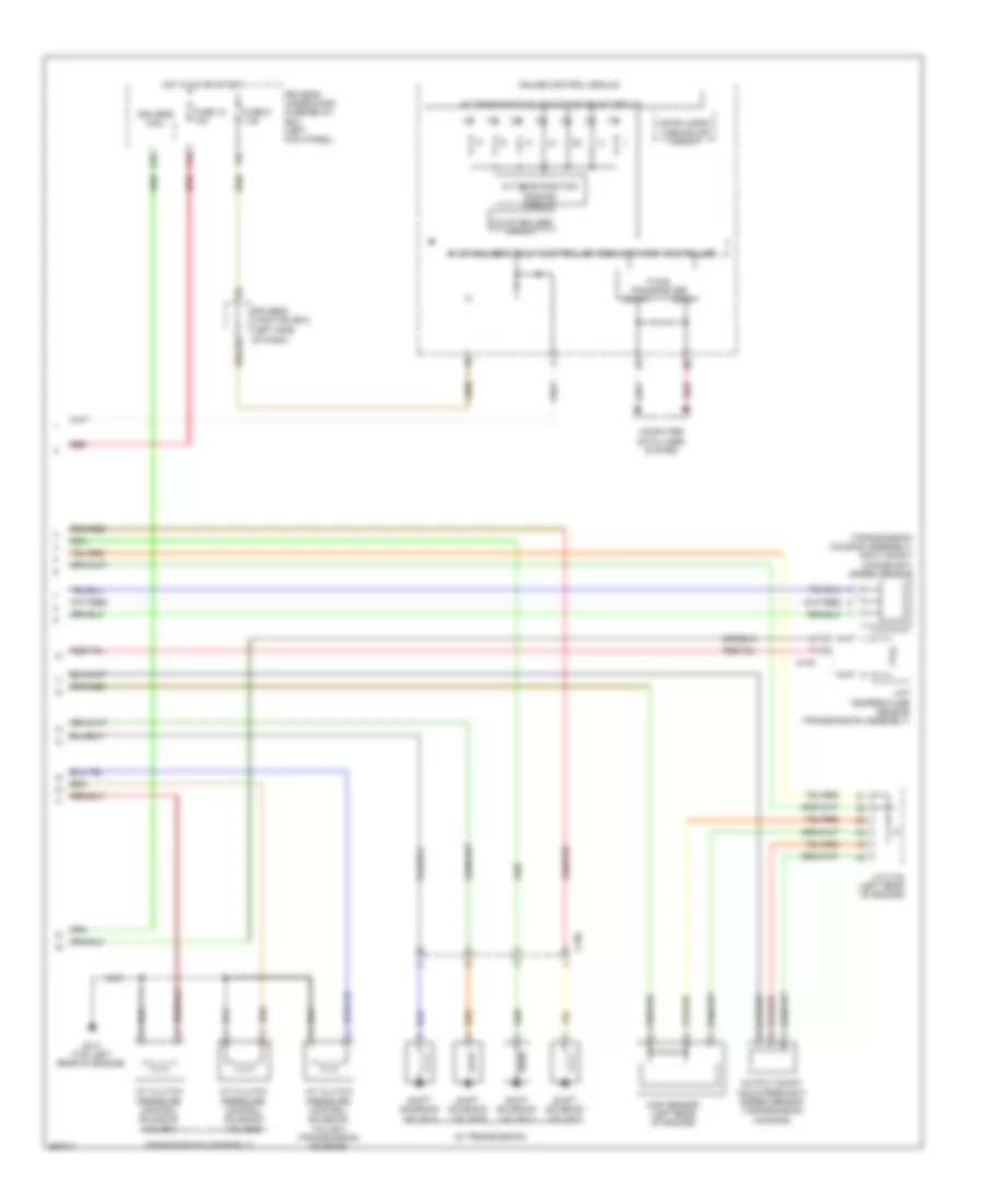 2.4L, Transmission Wiring Diagram (2 of 2) for Honda Crosstour EX 2013