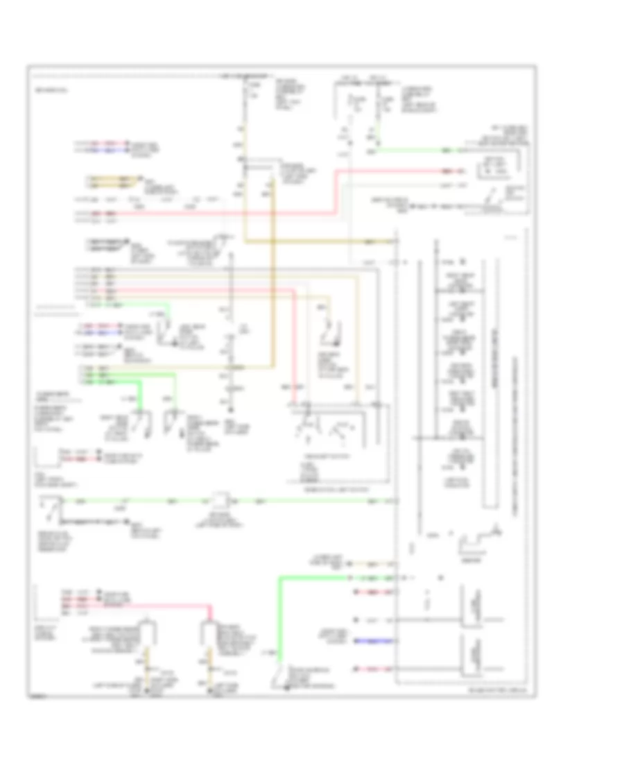 3 5L Chime Wiring Diagram for Honda Crosstour EX 2013