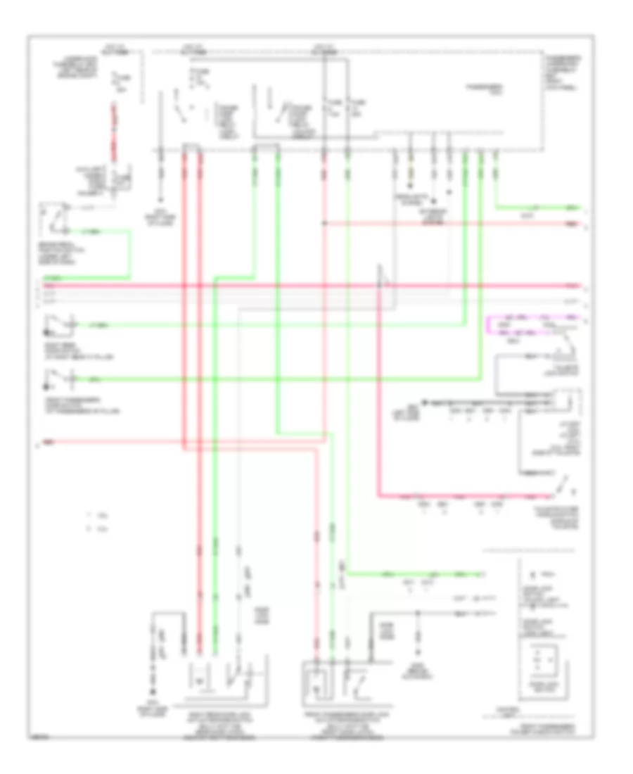 Forced Entry Wiring Diagram (5 of 6) for Honda Crosstour EX 2013