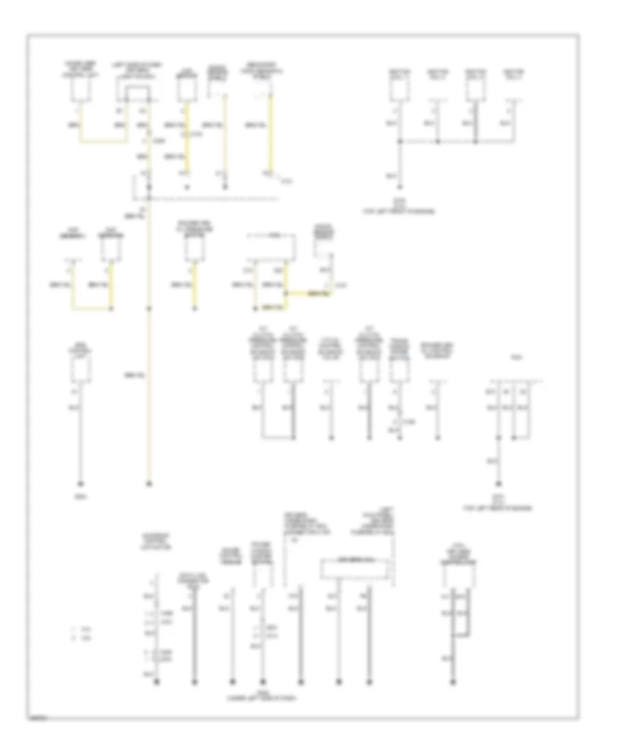 Ground Distribution Wiring Diagram 2 of 5 for Honda Crosstour EX 2013