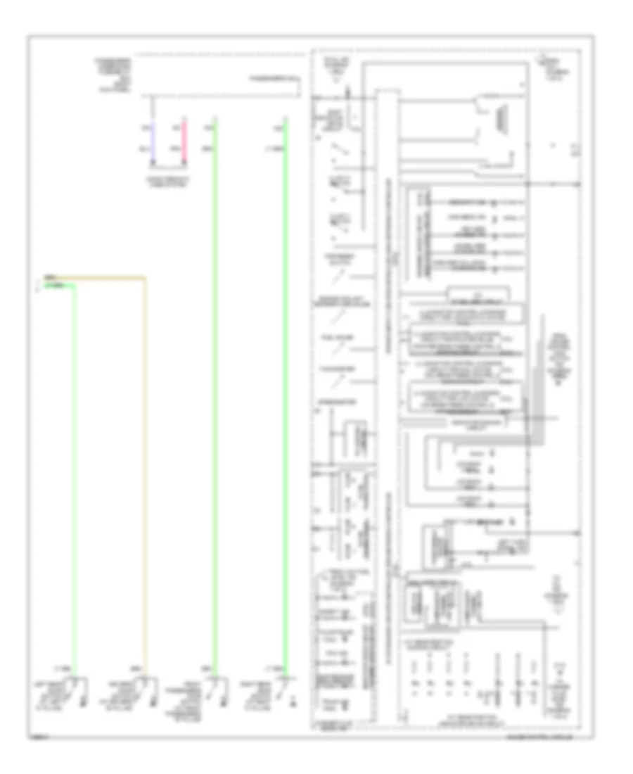 Instrument Cluster Wiring Diagram 2 of 2 for Honda Crosstour EX 2013