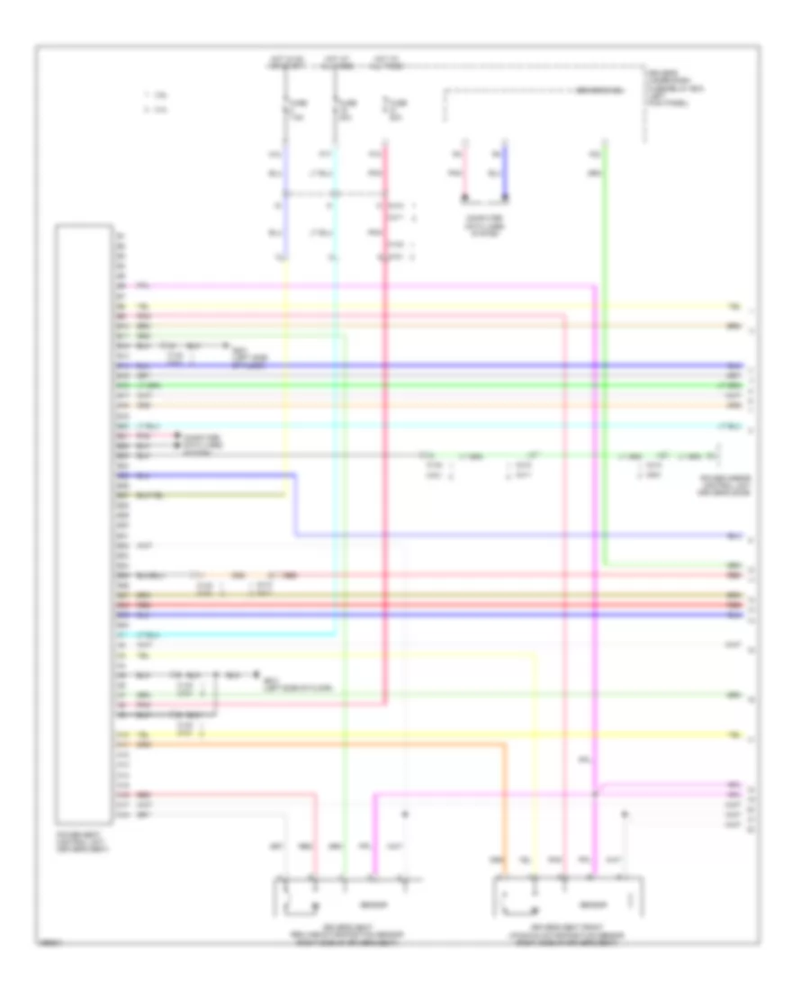 Memory Seat Wiring Diagram 1 of 3 for Honda Crosstour EX 2013