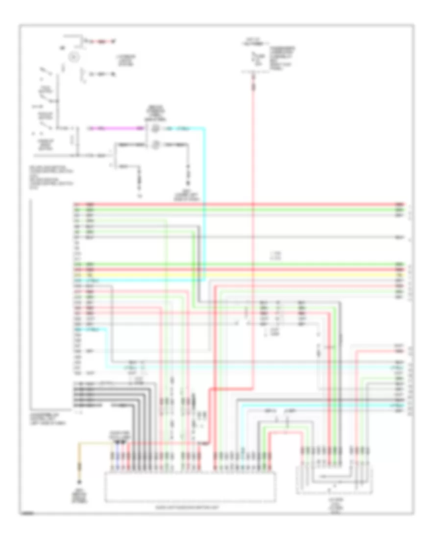 Hands Free Module Wiring Diagram 1 of 2 for Honda Crosstour EX 2013