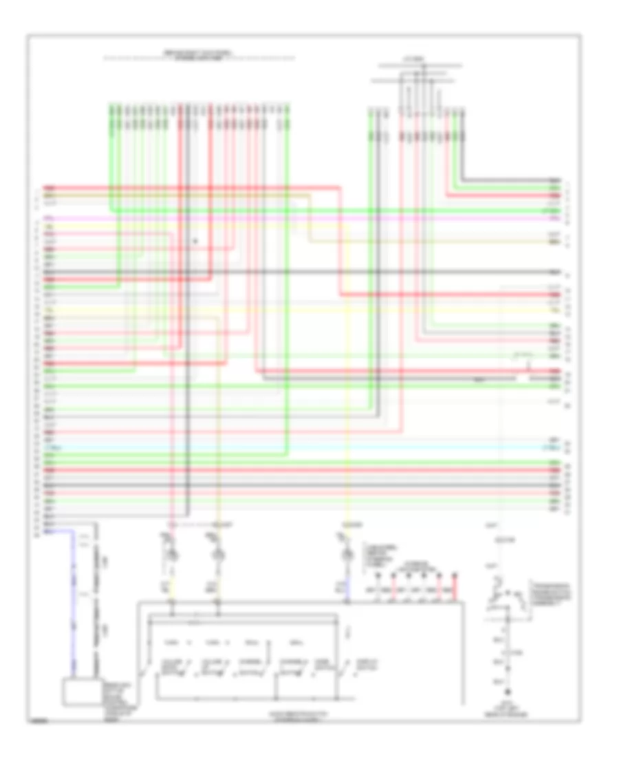 2.4L, Navigation Wiring Diagram (2 of 6) for Honda Crosstour EX 2013