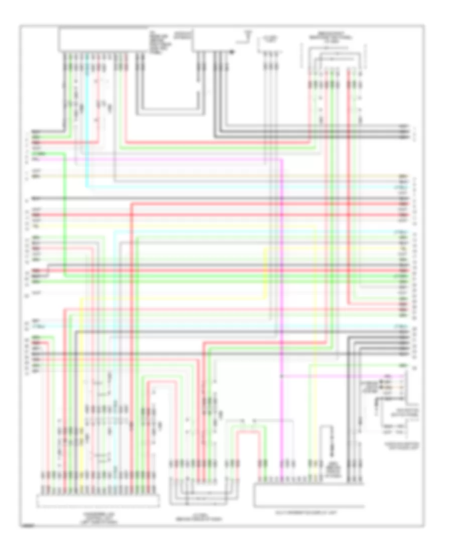 2.4L, Navigation Wiring Diagram (3 of 6) for Honda Crosstour EX 2013