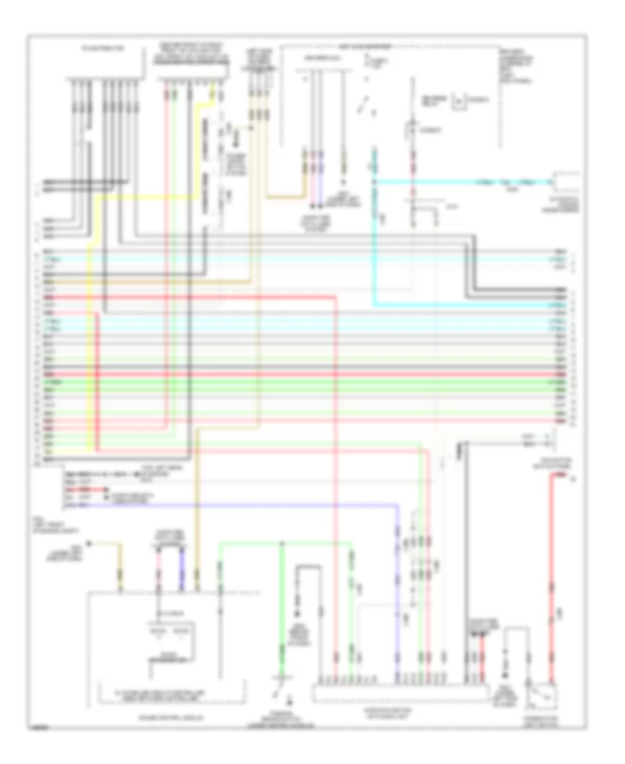 2.4L, Navigation Wiring Diagram (5 of 6) for Honda Crosstour EX 2013