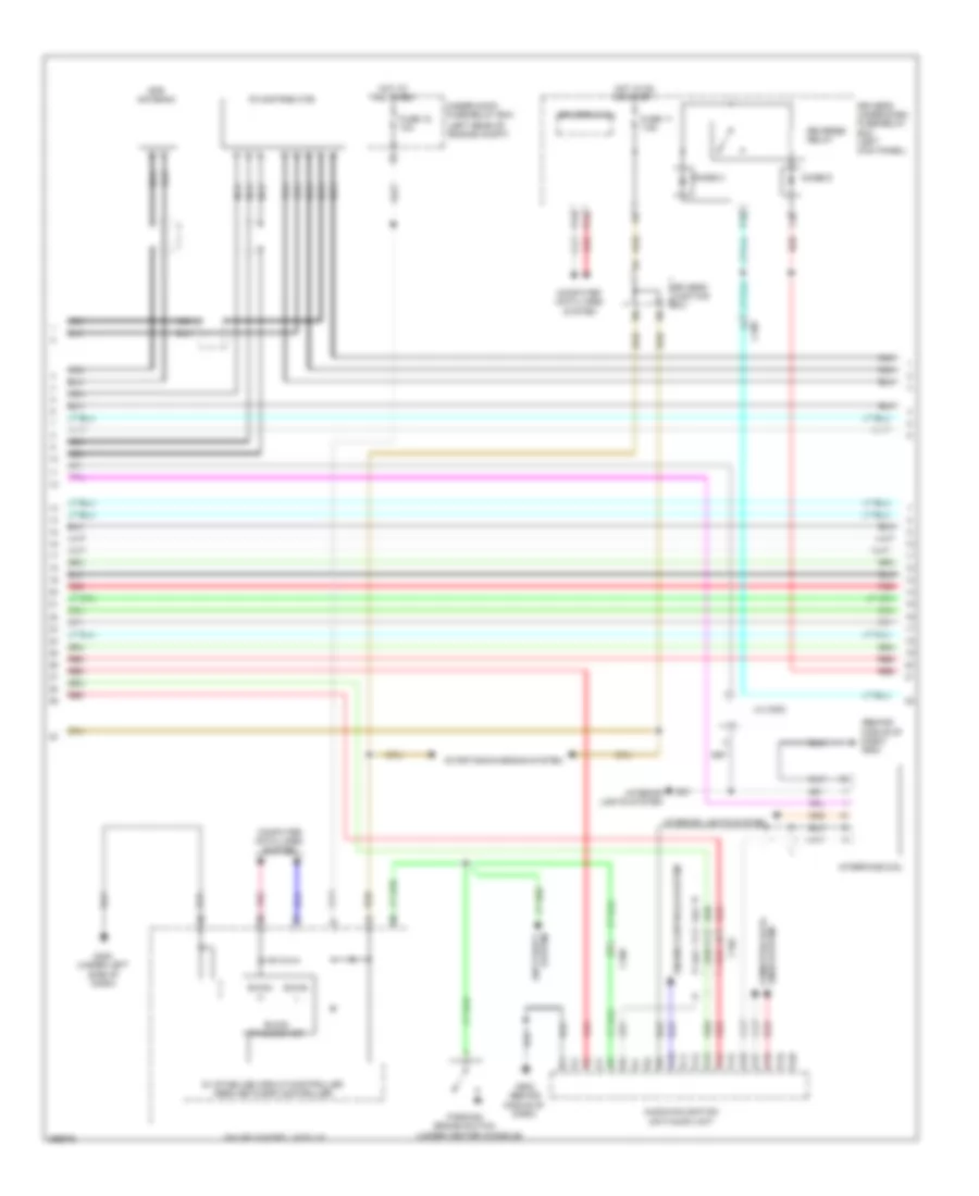 3.5L, Navigation Wiring Diagram (5 of 6) for Honda Crosstour EX 2013