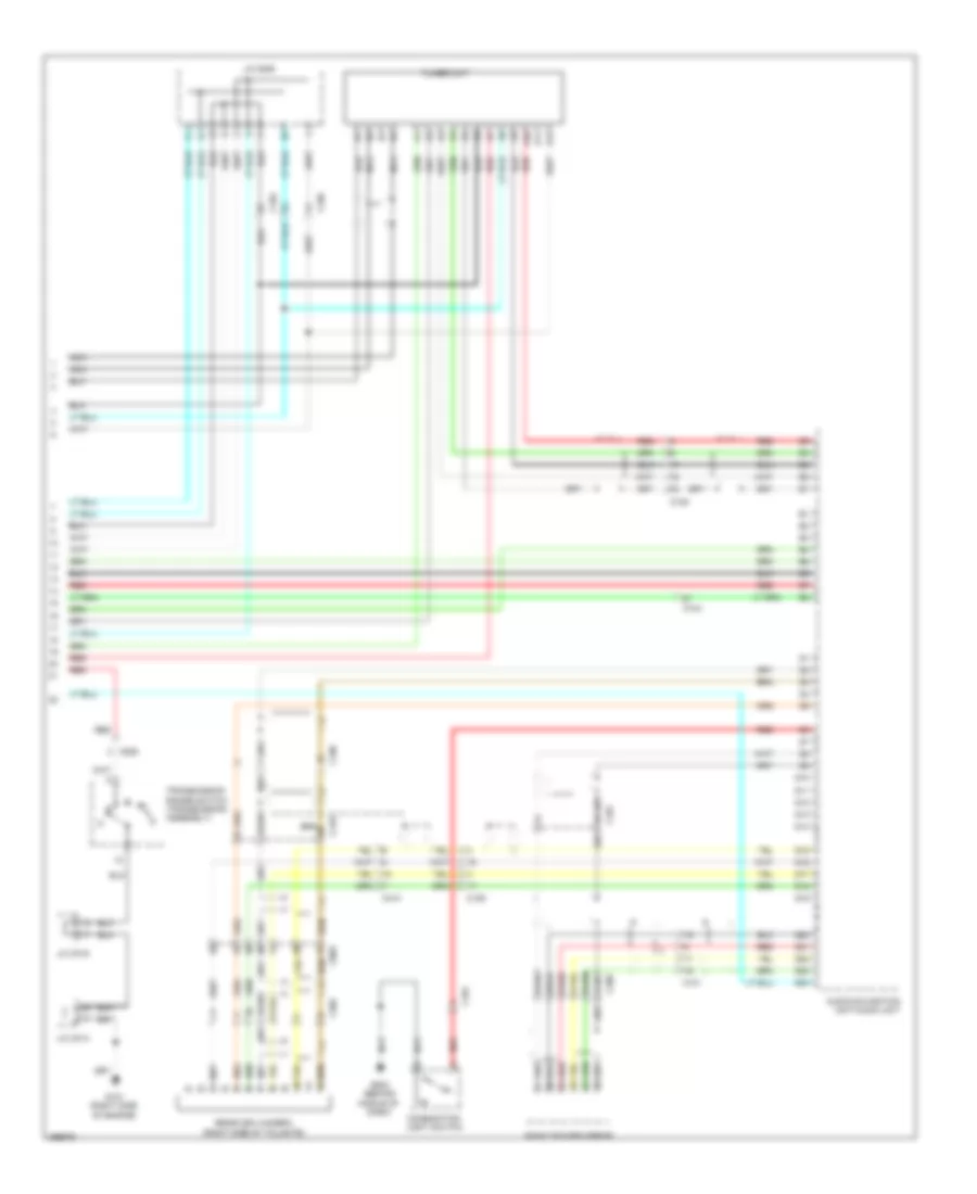3.5L, Navigation Wiring Diagram (6 of 6) for Honda Crosstour EX 2013