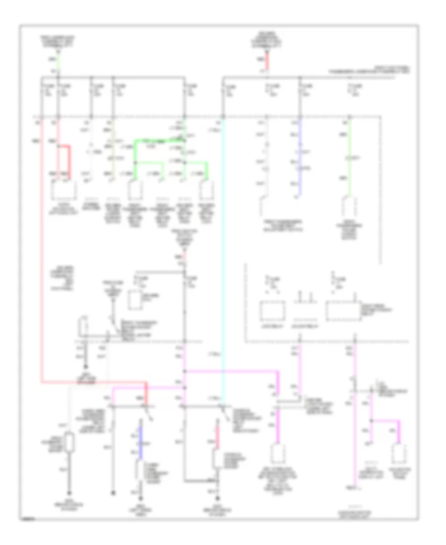 2 4L Power Distribution Wiring Diagram 2 of 7 for Honda Crosstour EX 2013