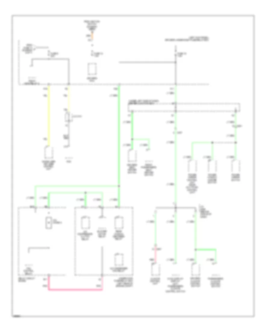 2.4L, Power Distribution Wiring Diagram (7 of 7) for Honda Crosstour EX 2013