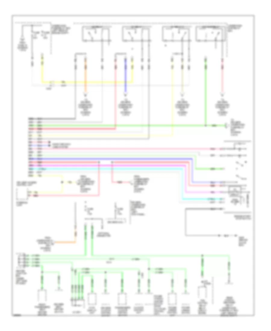 3 5L Power Distribution Wiring Diagram 2 of 5 for Honda Crosstour EX 2013