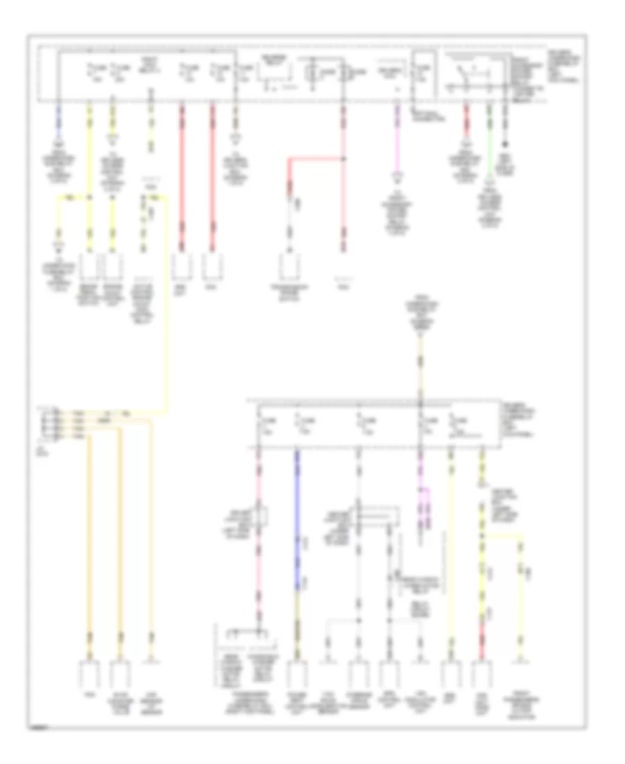 3.5L, Power Distribution Wiring Diagram (3 of 5) for Honda Crosstour EX 2013
