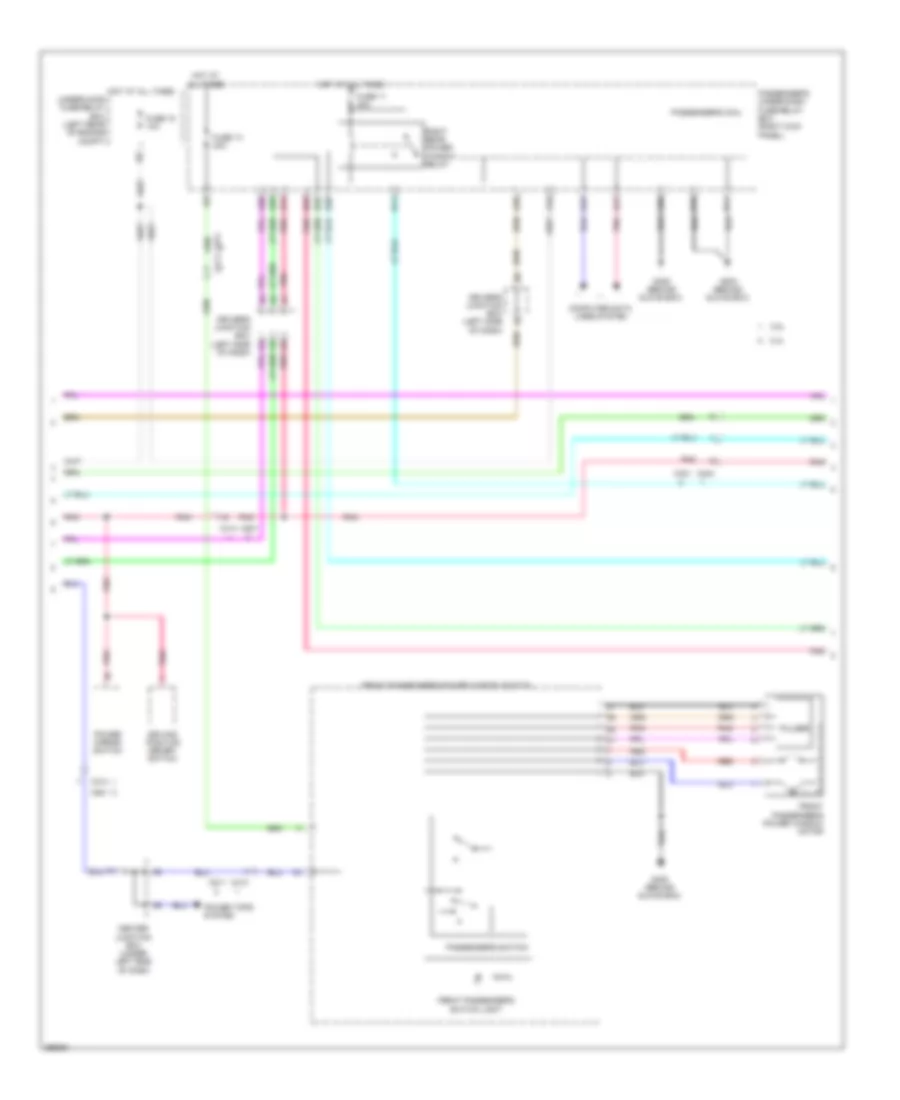 Power Windows Wiring Diagram 2 of 3 for Honda Crosstour EX 2013