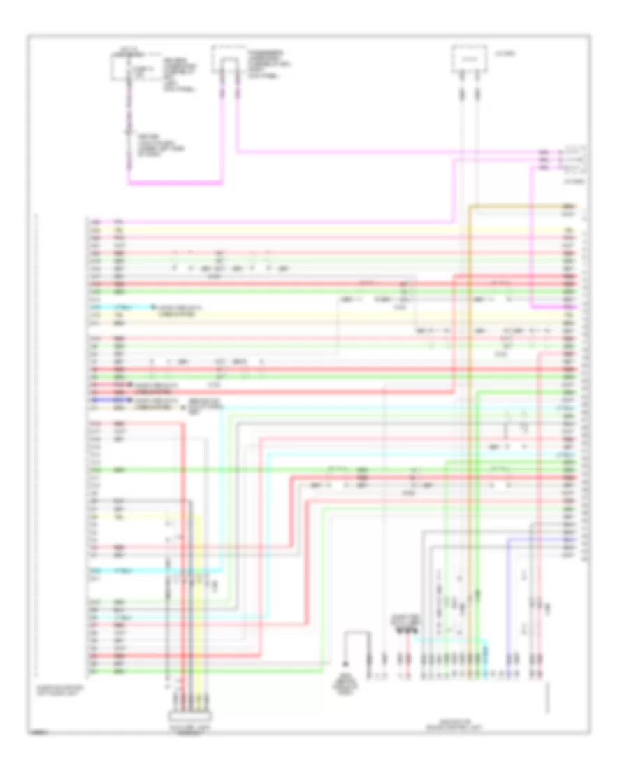 3.5L, Radio Wiring Diagram (1 of 6) for Honda Crosstour EX 2013