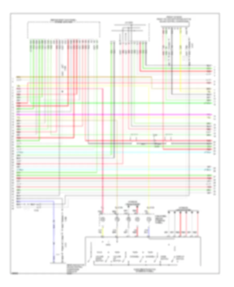 3.5L, Radio Wiring Diagram (2 of 6) for Honda Crosstour EX 2013