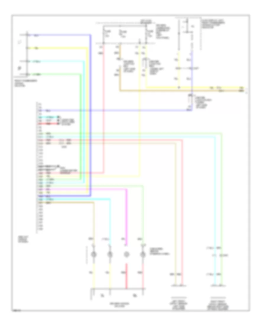 2 4L Supplemental Restraints Wiring Diagram 1 of 3 for Honda Crosstour EX 2013