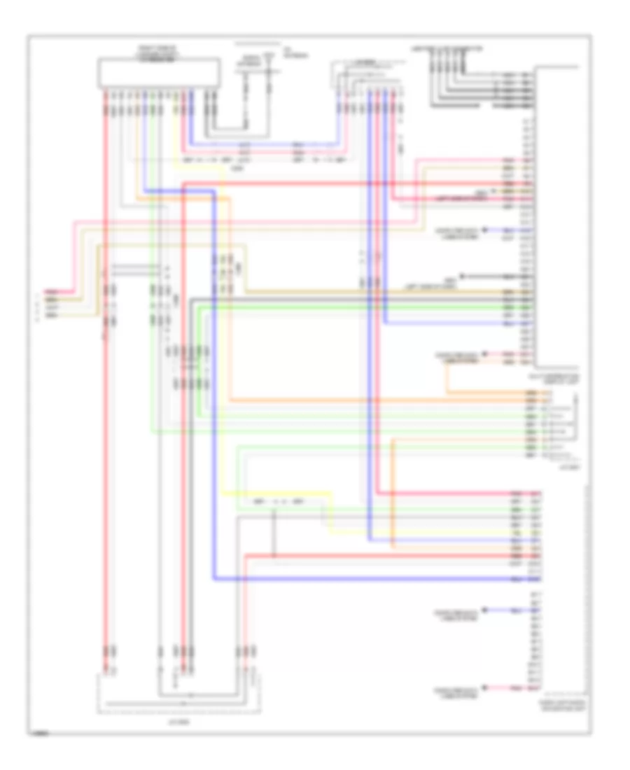 Premium Radio Wiring Diagram, without Navigation (3 of 3) for Honda Civic EX-L 2014