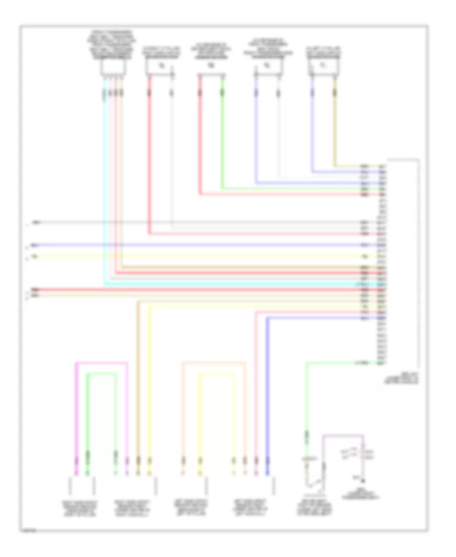 Supplemental Restraints Wiring Diagram, Except Hybrid Coupe (3 of 3) for Honda Civic EX-L 2014
