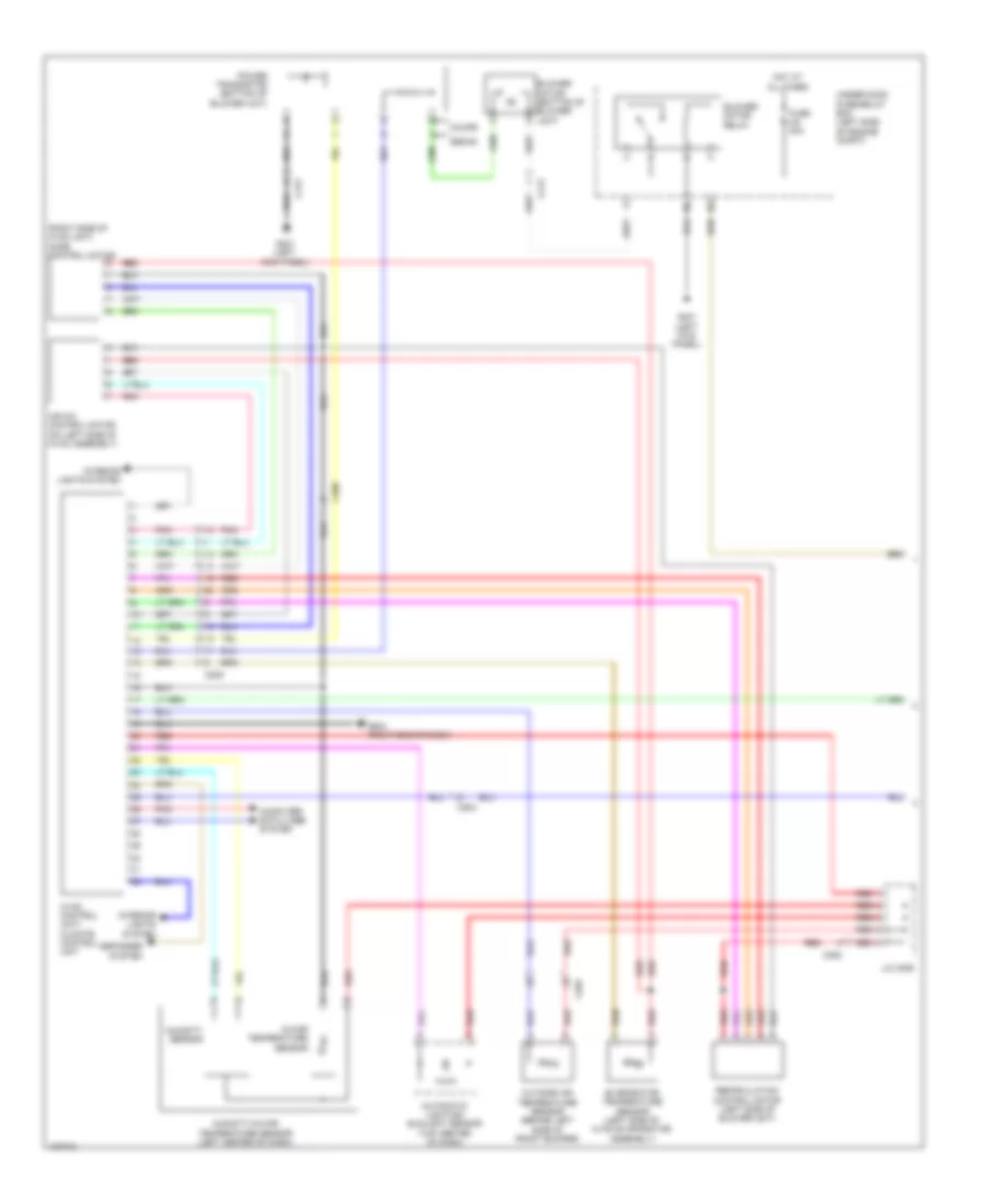 Automatic AC Wiring Diagram, Except Hybrid (1 of 3) for Honda Civic EX-L 2014