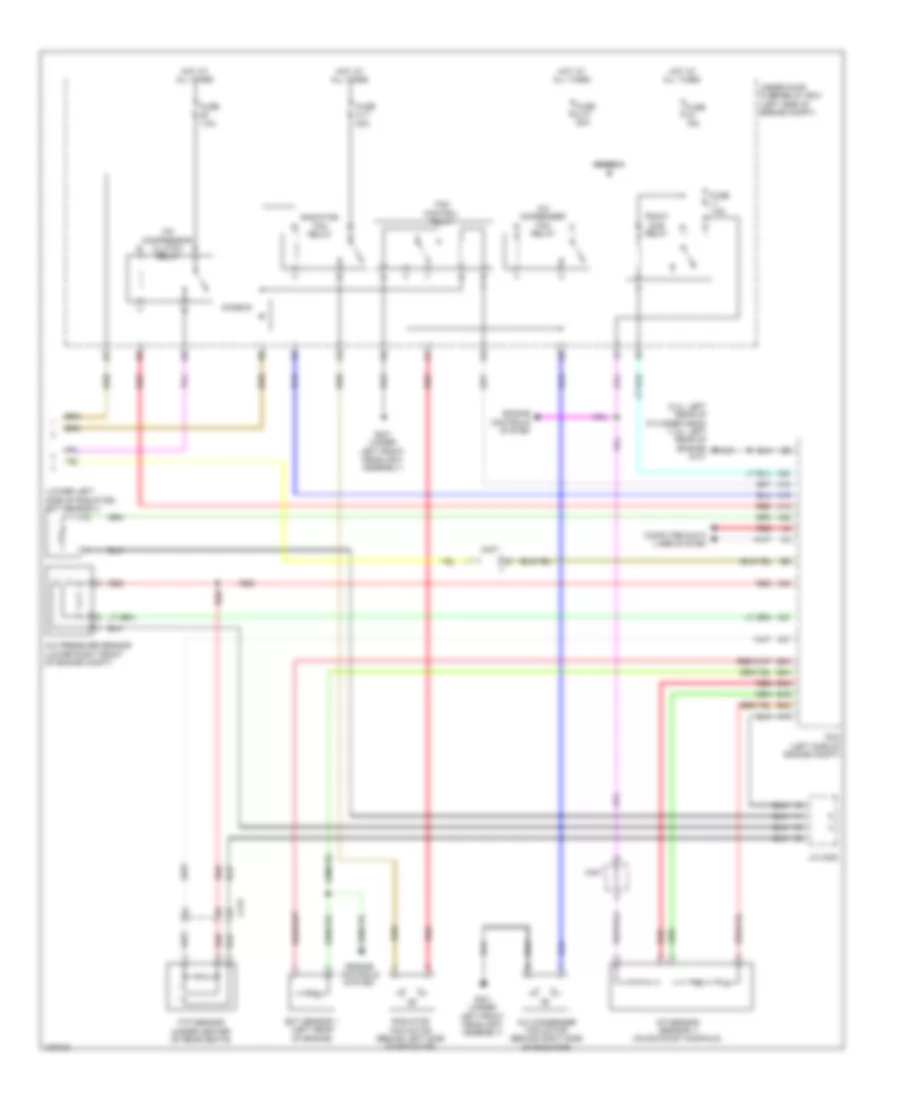 Automatic AC Wiring Diagram, Except Hybrid (3 of 3) for Honda Civic EX-L 2014