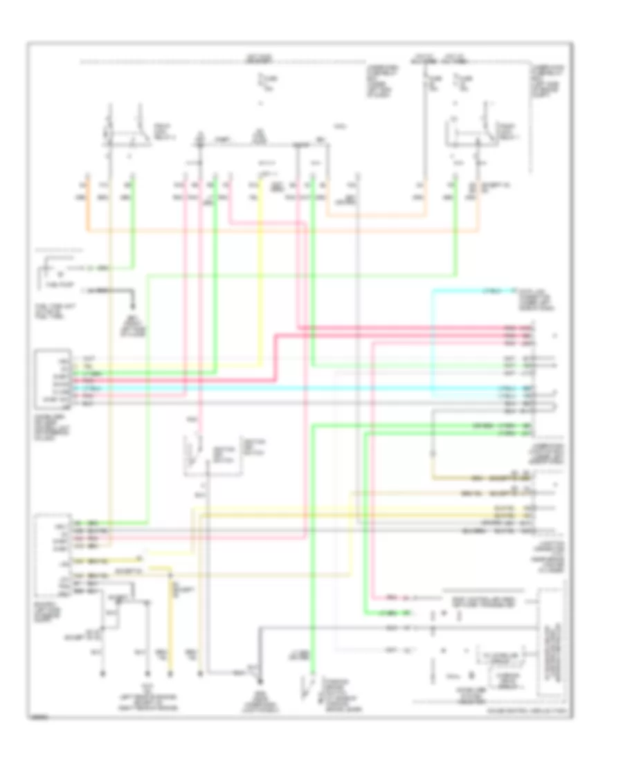 Immobilizer Wiring Diagram Except Hybrid for Honda Civic Si 2007