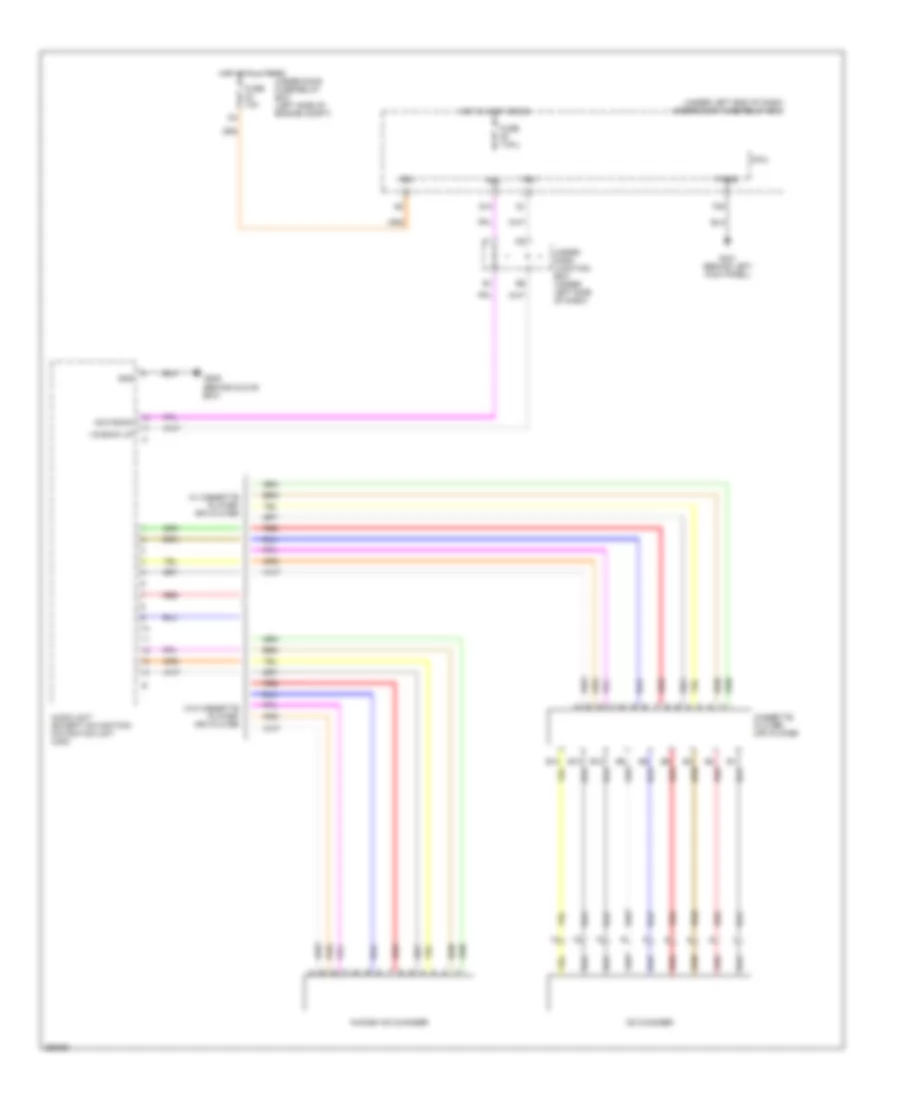 CD Player Wiring Diagram, Except Hybrid for Honda Civic Si 2007
