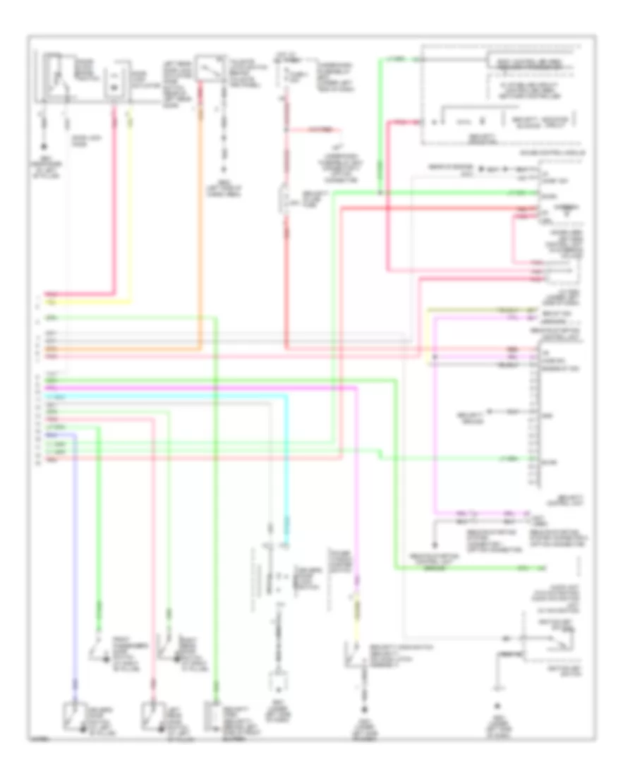 Forced Entry Wiring Diagram (2 of 2) for Honda Fit 2010
