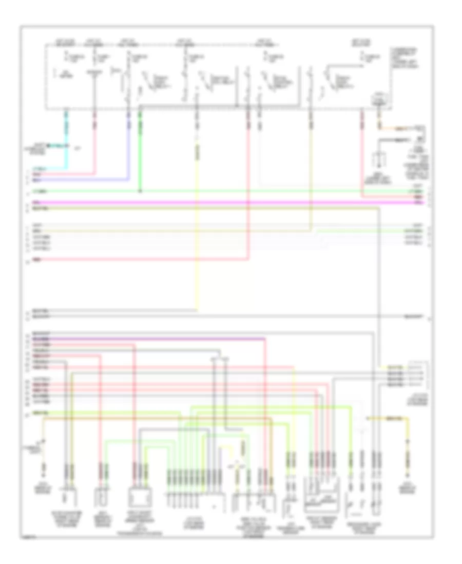 1.5L, Engine Performance Wiring Diagram (4 of 5) for Honda Fit 2010