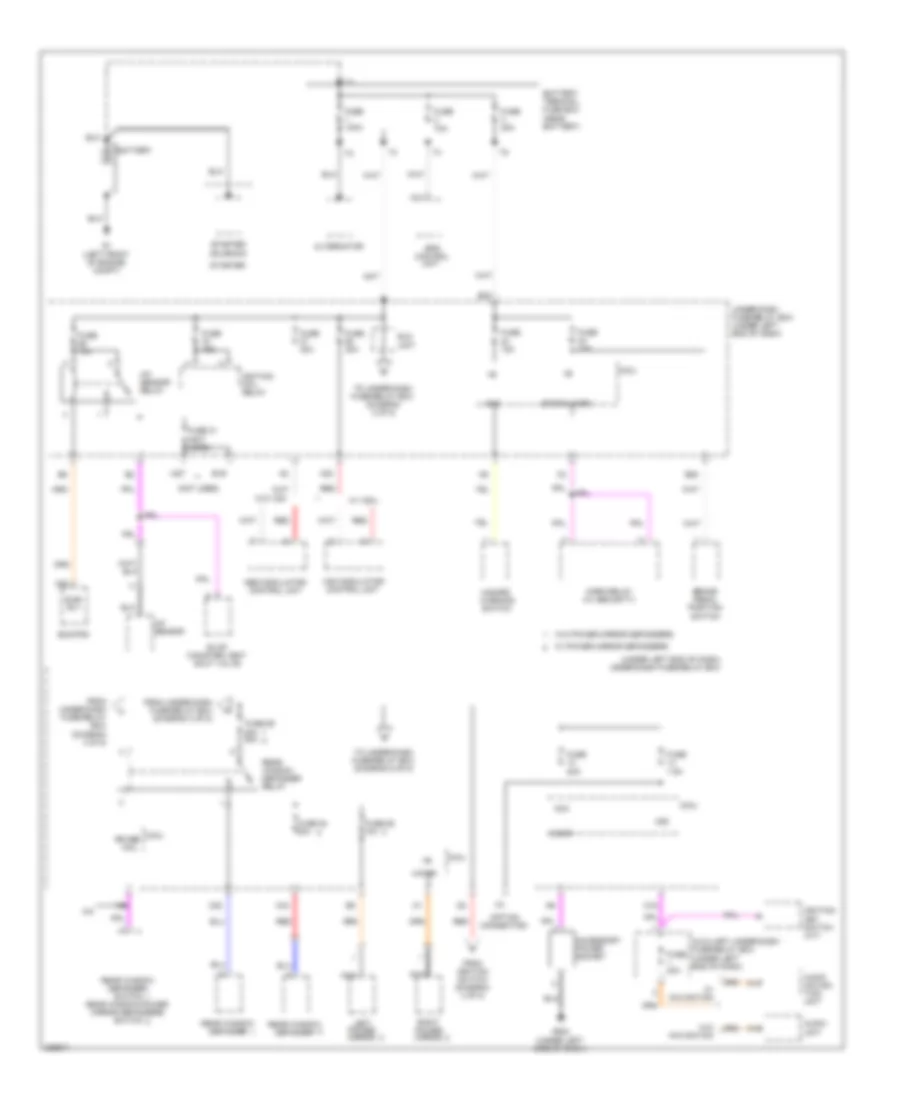 Power Distribution Wiring Diagram 1 of 5 for Honda Fit 2010