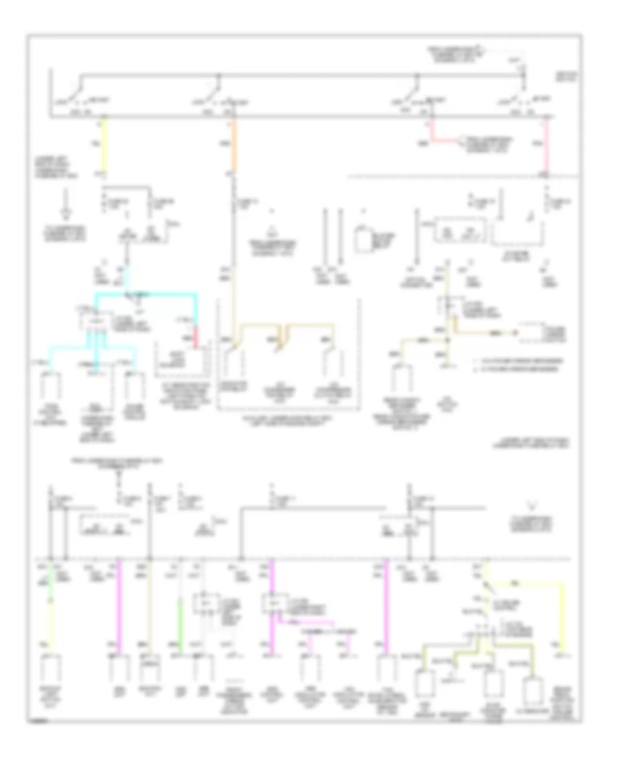 Power Distribution Wiring Diagram (4 of 5) for Honda Fit 2010