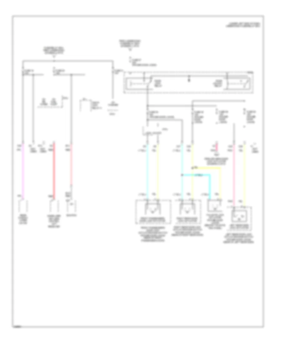 Power Distribution Wiring Diagram 5 of 5 for Honda Fit 2010