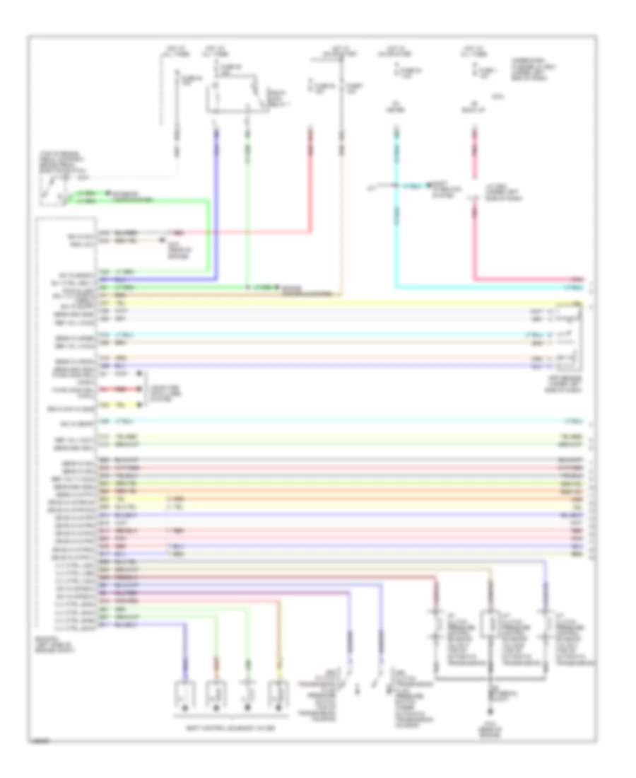 Transmission Wiring Diagram 1 of 2 for Honda Fit 2010