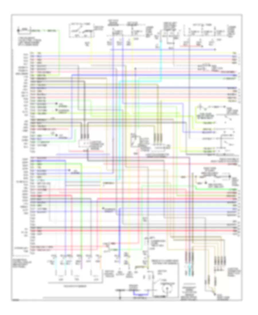 1 6L Engine Performance Wiring Diagrams 1 of 3 for Honda Civic HX 1998