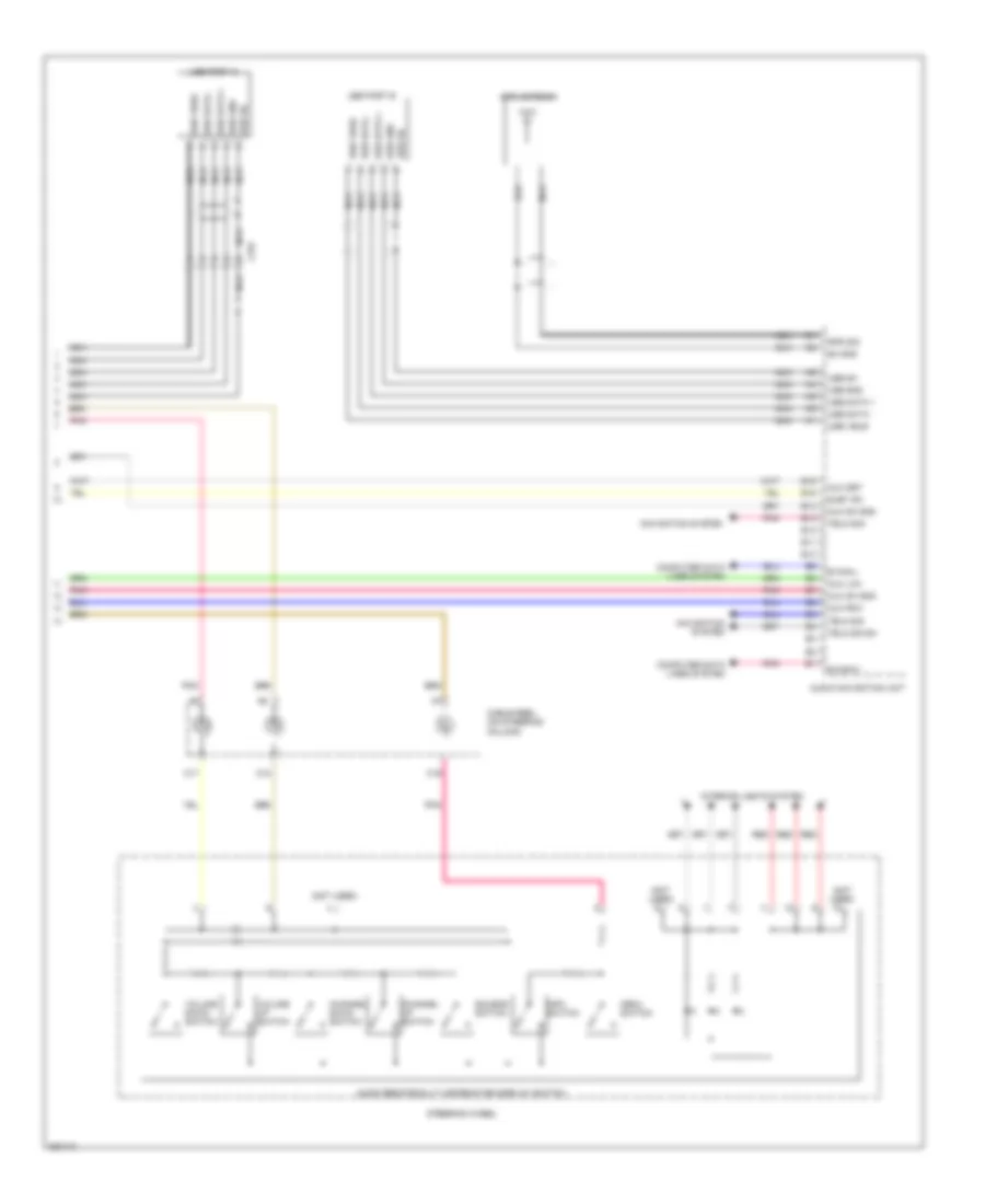 Base Radio Wiring Diagram Except Hybrid with Navigation  with Multi Information Display 4 of 4 for Honda Civic HF 2012