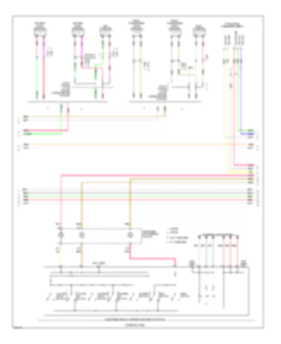 Base Radio Wiring Diagram Except Hybrid without Navigation  with Multi Information Display 2 of 4 for Honda Civic HF 2012