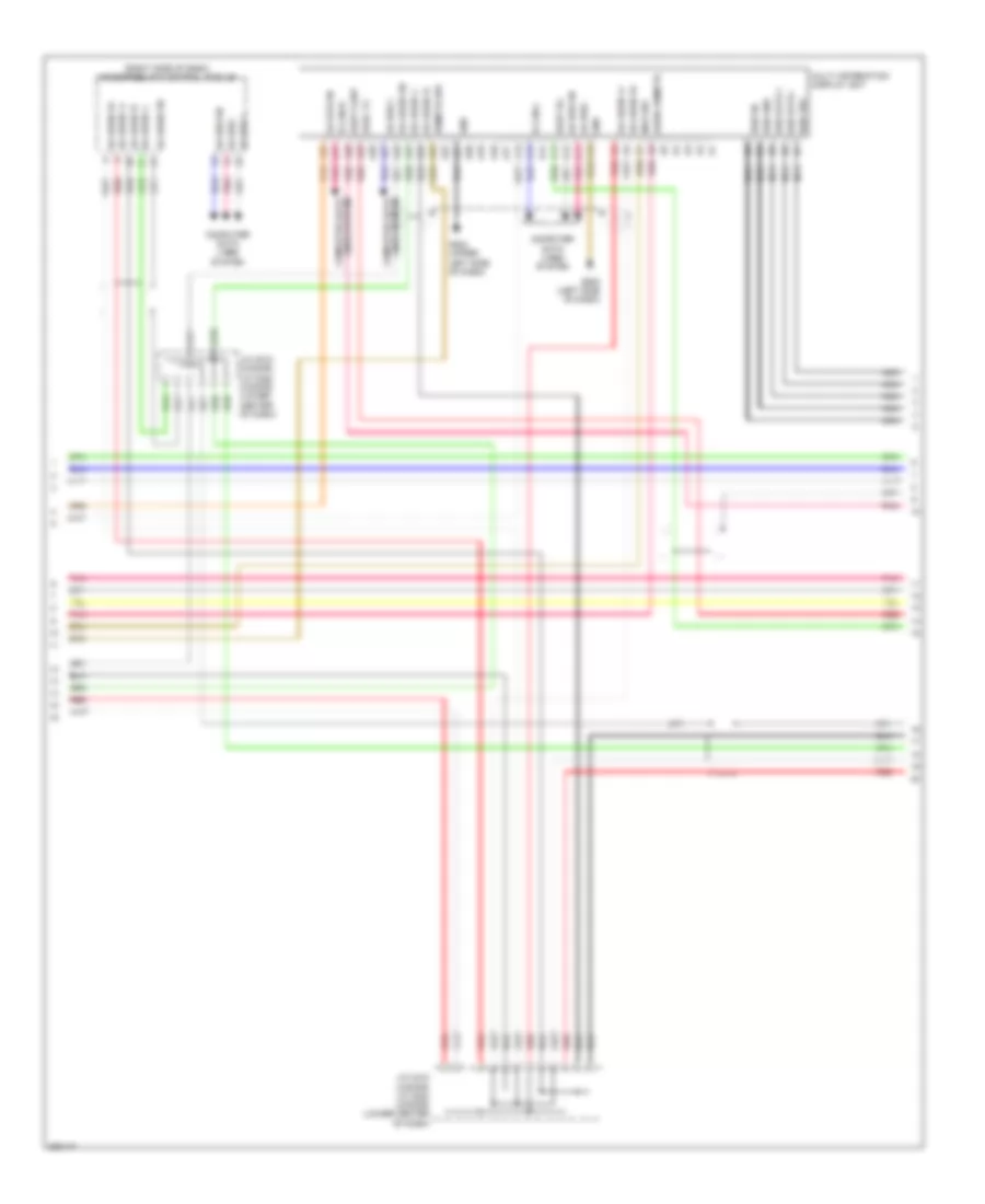 Base Radio Wiring Diagram, Except Hybrid without Navigation  with Multi-Information Display (3 of 4) for Honda Civic HF 2012