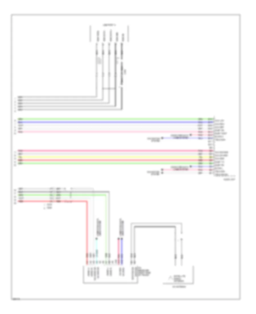 Base Radio Wiring Diagram, Except Hybrid without Navigation  with Multi-Information Display (4 of 4) for Honda Civic HF 2012