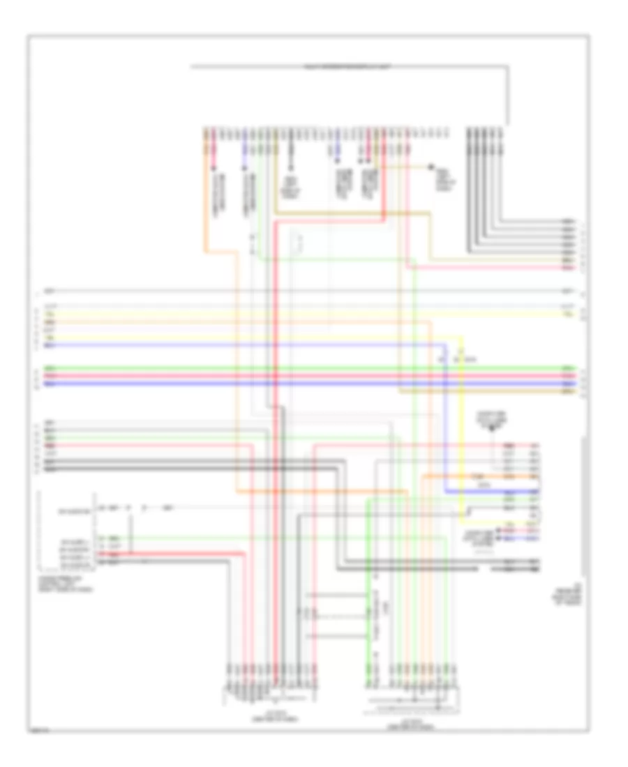 Base Radio Wiring Diagram, Hybrid with Navigation  with Multi-Information Display (3 of 4) for Honda Civic HF 2012