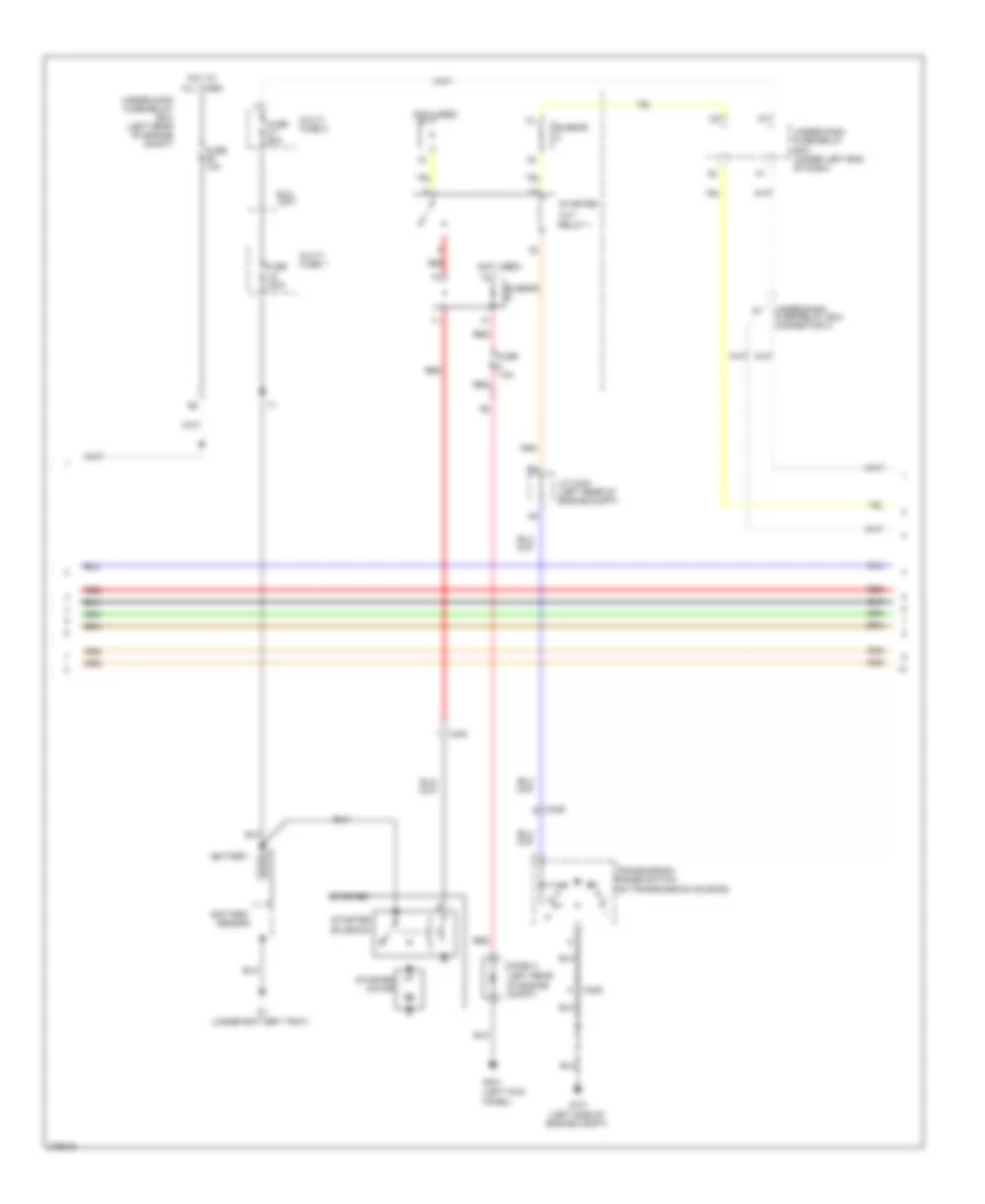 Remote Starting Wiring Diagram (2 of 3) for Honda Civic HF 2012