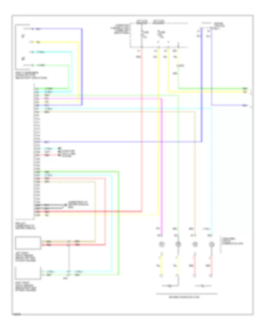 Supplemental Restraints Wiring Diagram Hybrid 1 of 4 for Honda Civic HF 2012