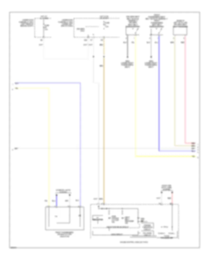 Supplemental Restraints Wiring Diagram, Hybrid (3 of 4) for Honda Civic HF 2012