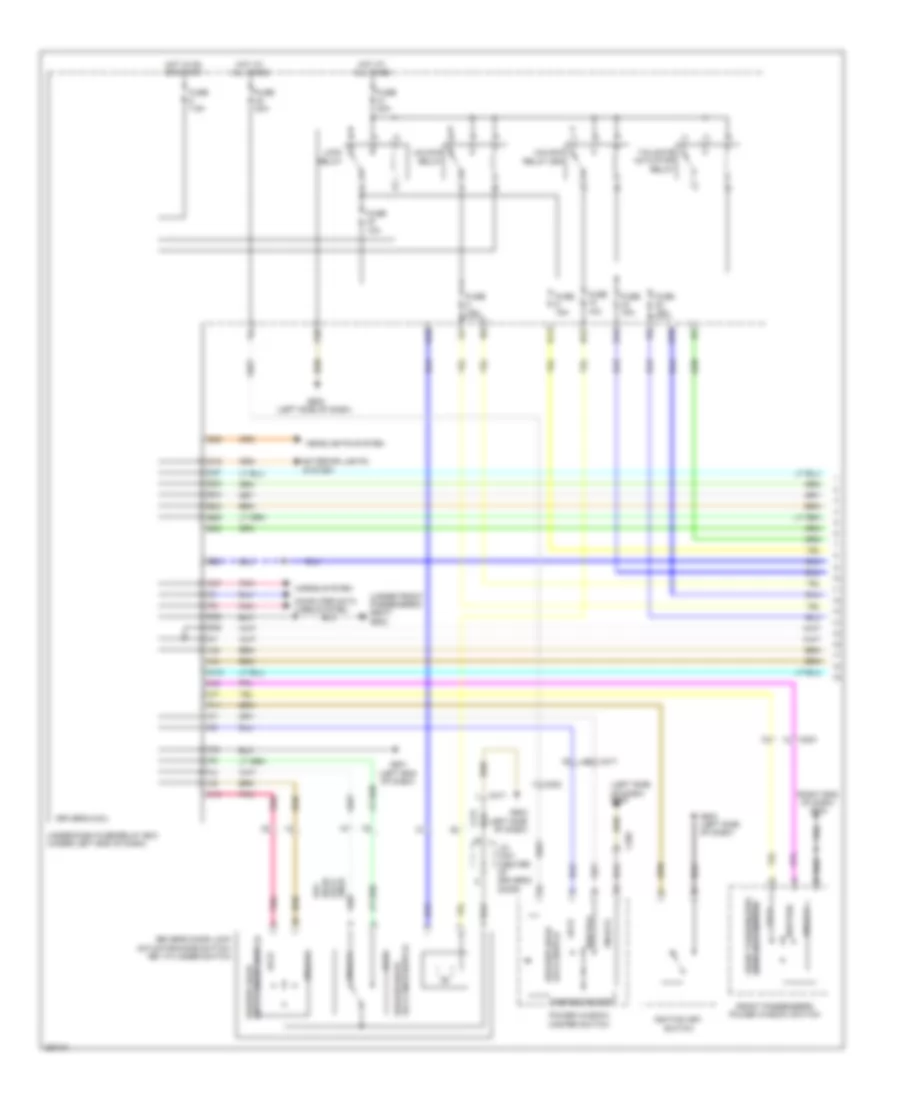 Forced Entry Wiring Diagram, Hybrid (1 of 2) for Honda Civic HF 2012