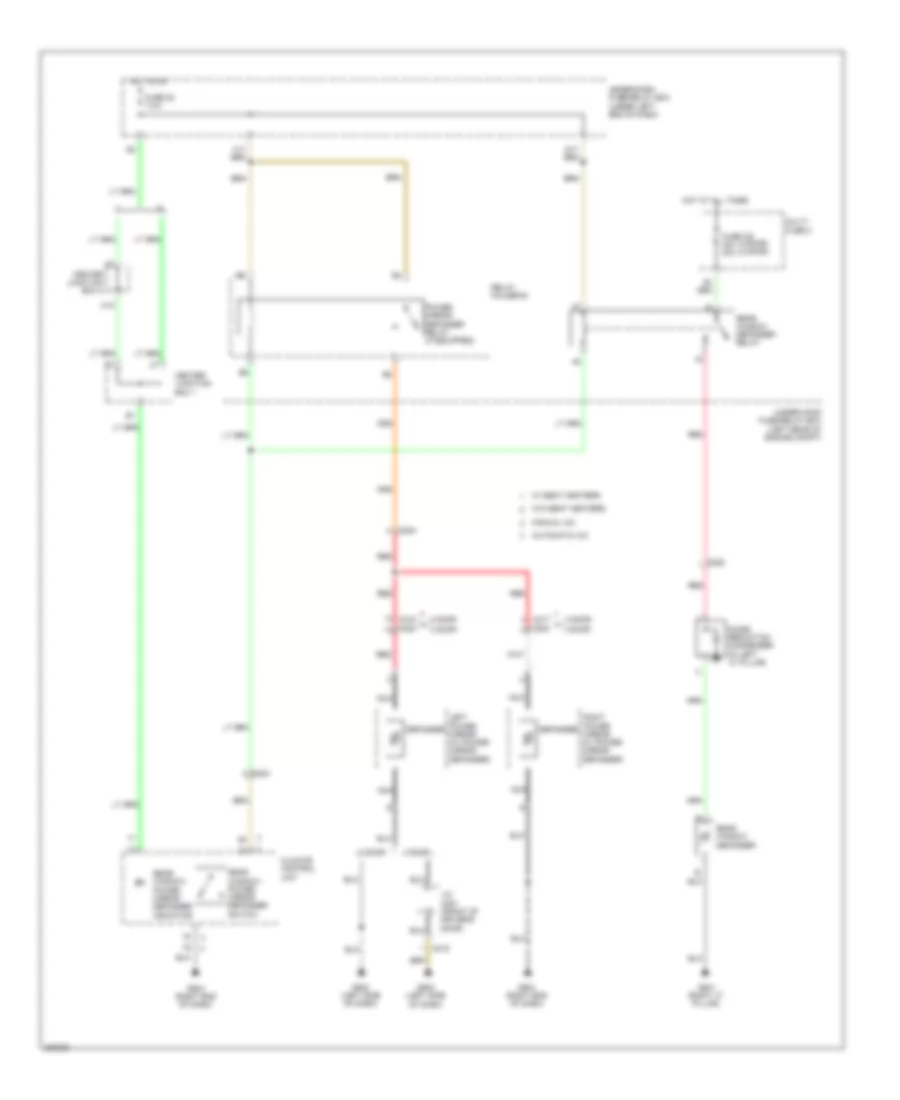 Defoggers Wiring Diagram Except Hybrid for Honda Civic HF 2012