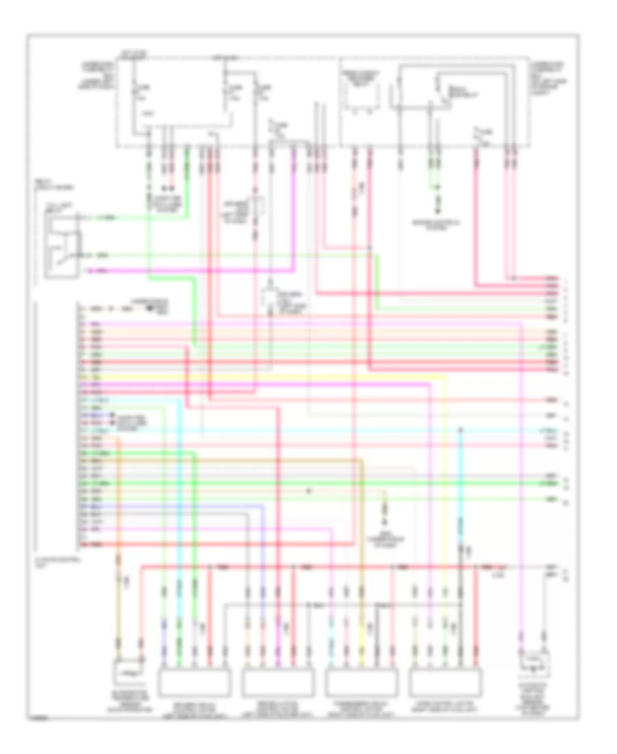 Automatic AC Wiring Diagram (1 of 3) for Honda CR-V EX 2013