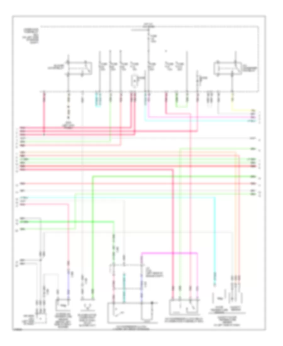 Automatic AC Wiring Diagram (2 of 3) for Honda CR-V EX 2013