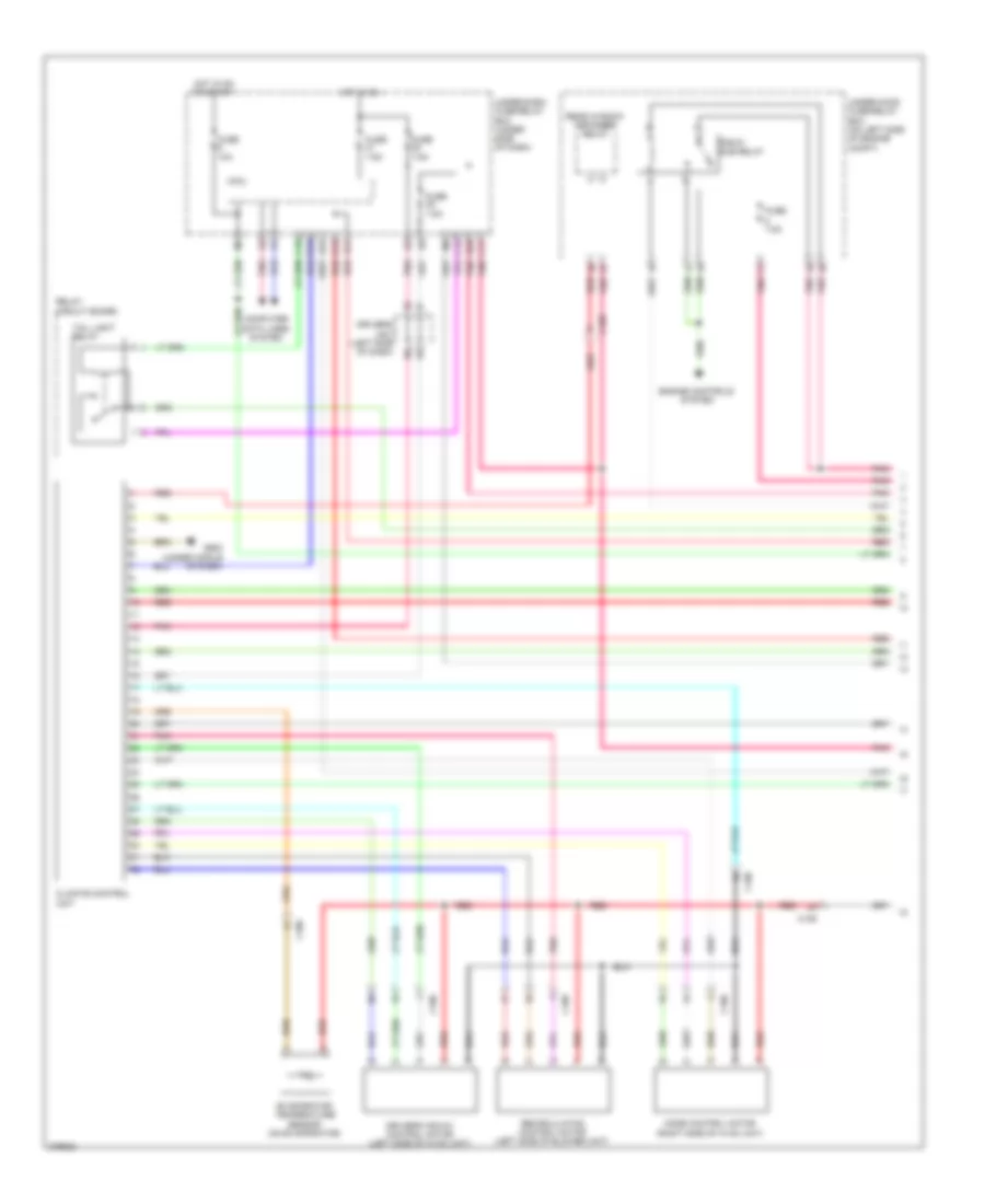 Manual AC Wiring Diagram (1 of 3) for Honda CR-V EX 2013