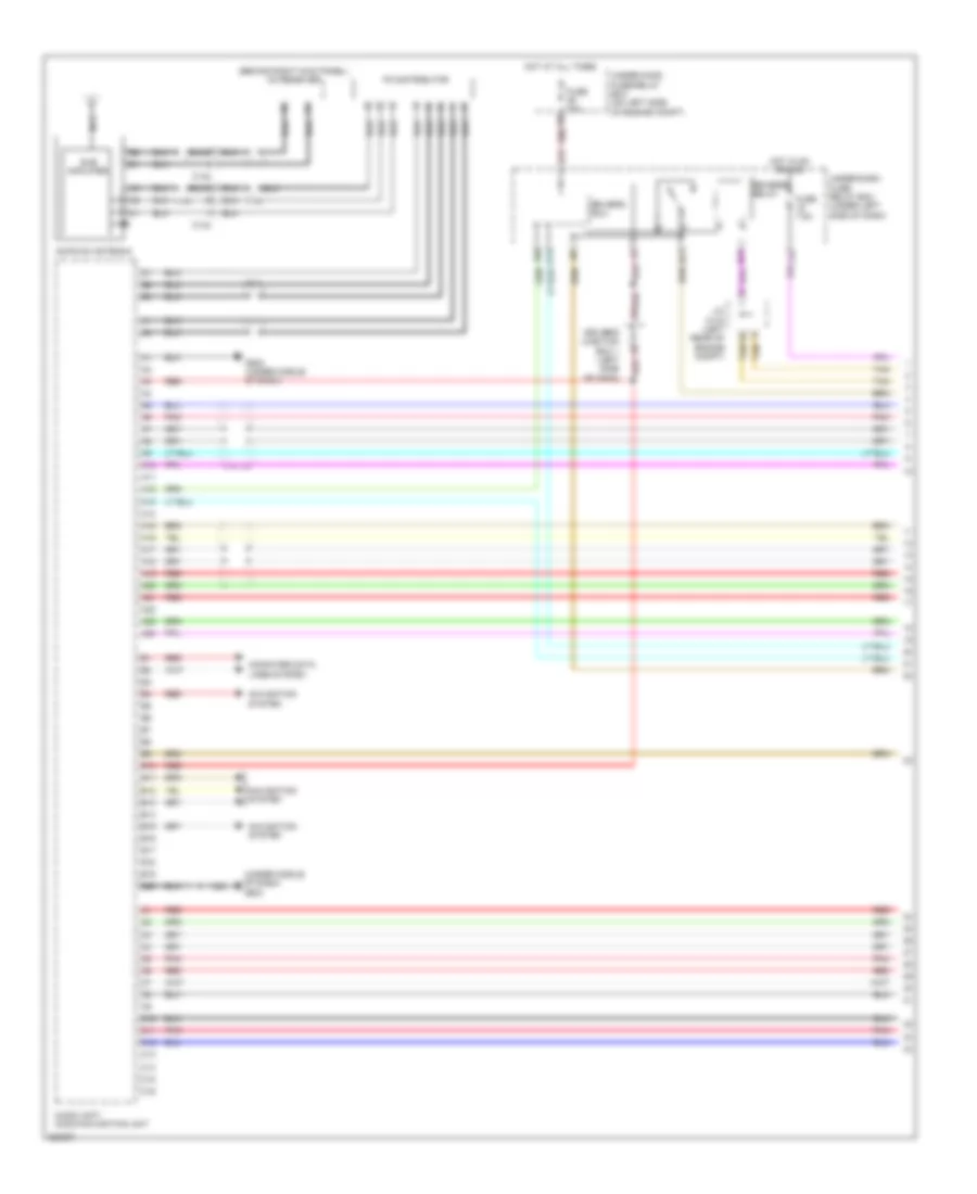 Navigation Wiring Diagram (1 of 4) for Honda CR-V EX 2013
