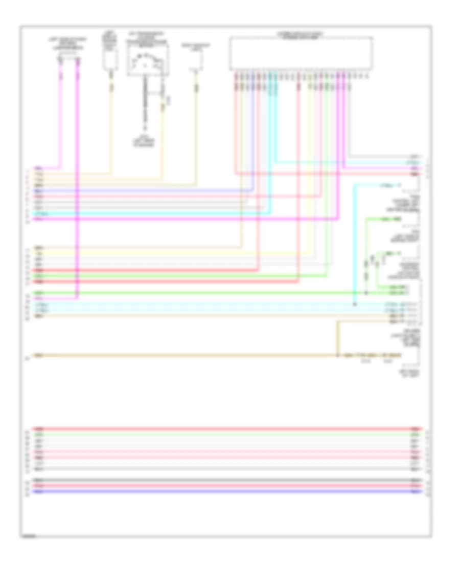 Navigation Wiring Diagram (2 of 4) for Honda CR-V EX 2013