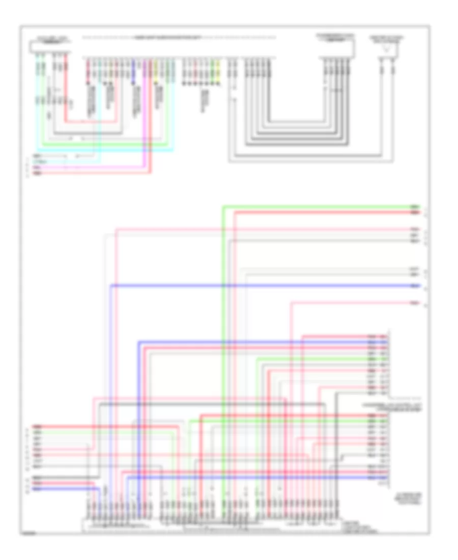 Navigation Wiring Diagram 3 of 4 for Honda CR V EX 2013