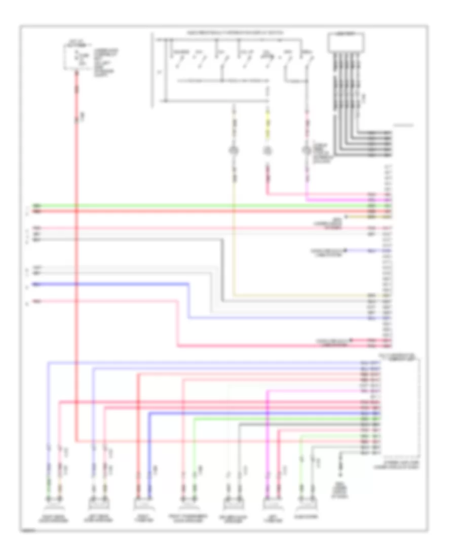 Navigation Wiring Diagram (4 of 4) for Honda CR-V EX 2013